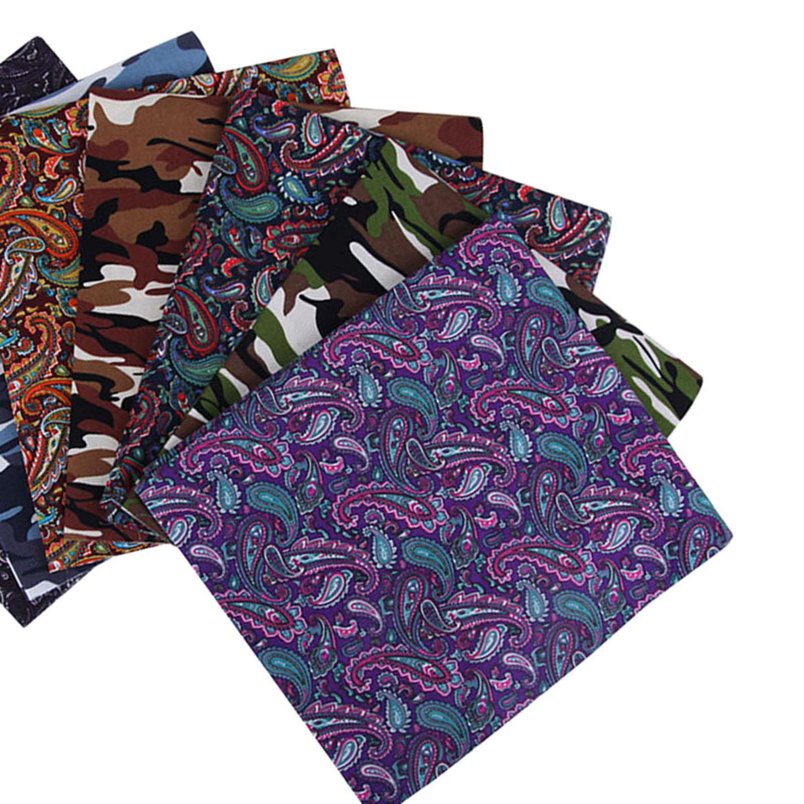 7 Pieces Sewing Fabric Cotton Fabric Handmade Square Fabric for Patchwork