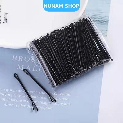 Set 50 cây kẹp tăm màu đen bóng loại đẹp đơn giản dễ sử dụng Nunam Shop