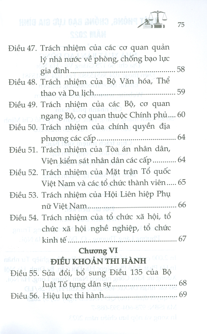 Luật Phòng, Chống Bạo Lực Gia Đình Năm 2022