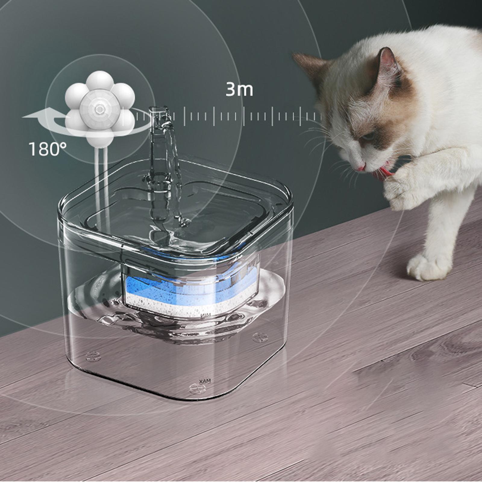 Pet Cat Water Fountain with Filter Dispenser No Intelligent