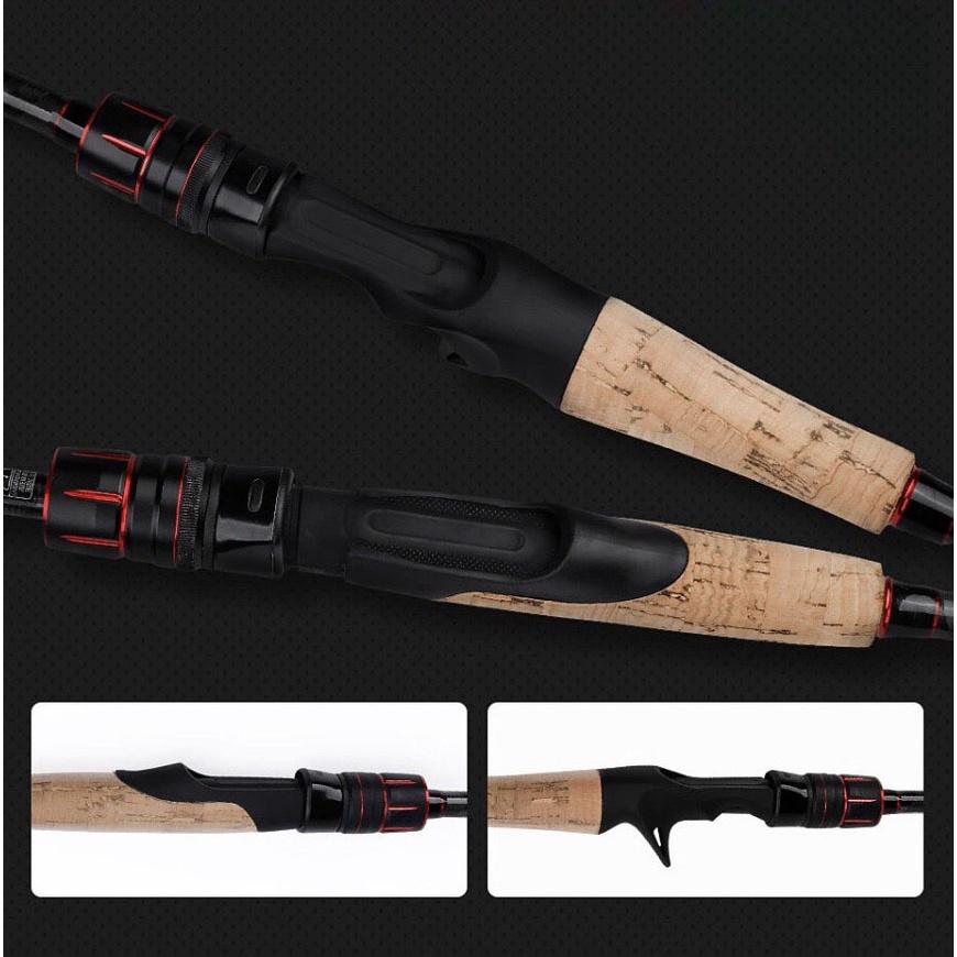 Cần câu lure 2 khúc Noeby Leisure K6 Carbon xoắn cao cấp Phukiencaulure25 cần câu Noeby K6