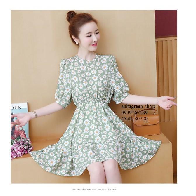 Nh180720-ĐẦM XÒE HOA CÚC TAY PHỒNG