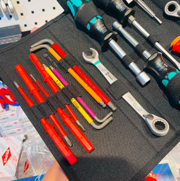 BỘ DỤNG CỤ ĐA NĂNG 15 CHI TIẾT WERA KRAFTFORM KOMPAKT SH 2 PLUMBKIT 05136026001
