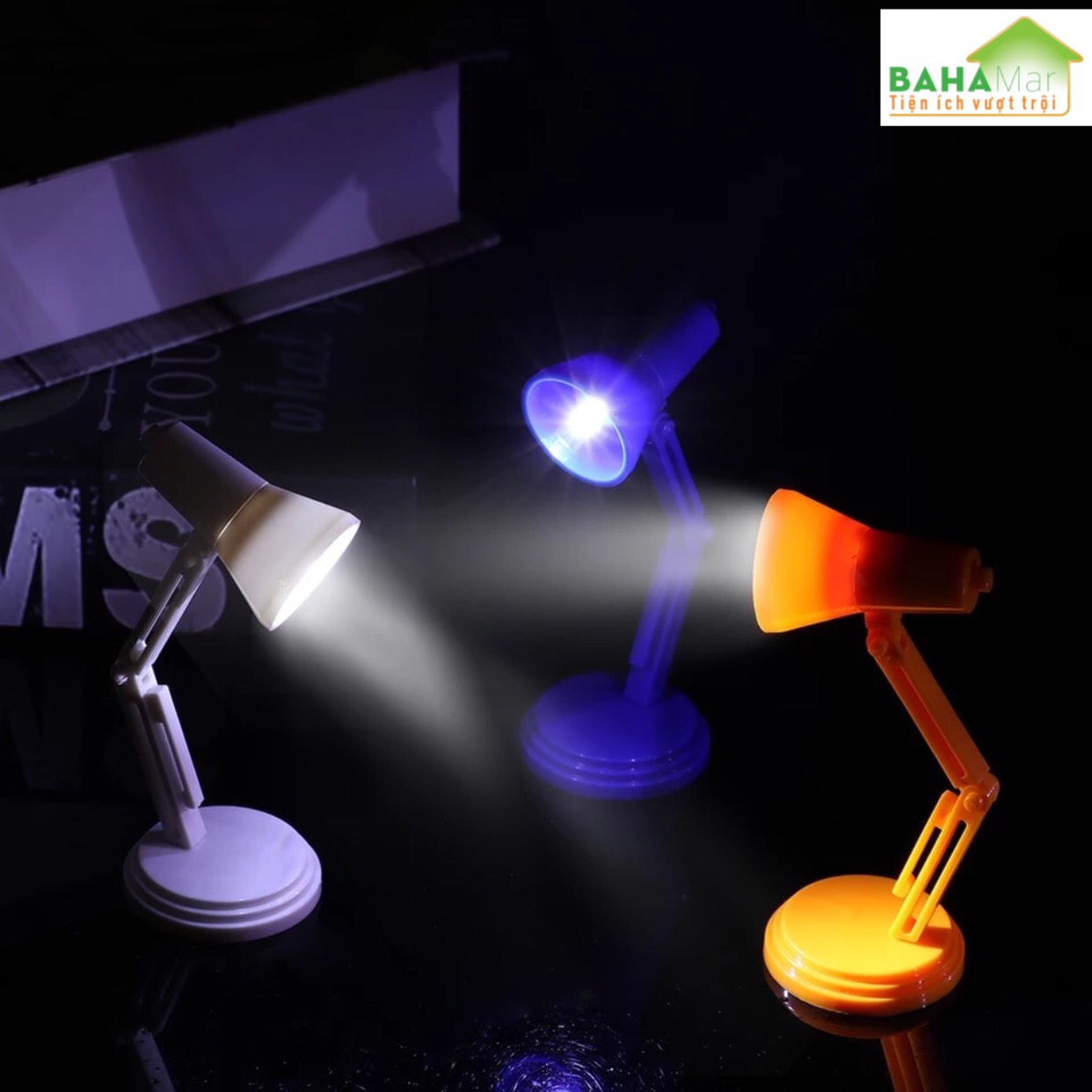 ĐÈN LED DI ĐỘNG MINI TIẾT KIỆM ĐIỆN CÀI ĐỌC SÁCH, LÀM ĐÈN NGỦ, MANG ĐI DU LỊCH  &quot;BAHAMAR&quot; nhỏ gọn và thuận tiện sử dụng, ánh sáng tốt mà tiêt kiệm điện