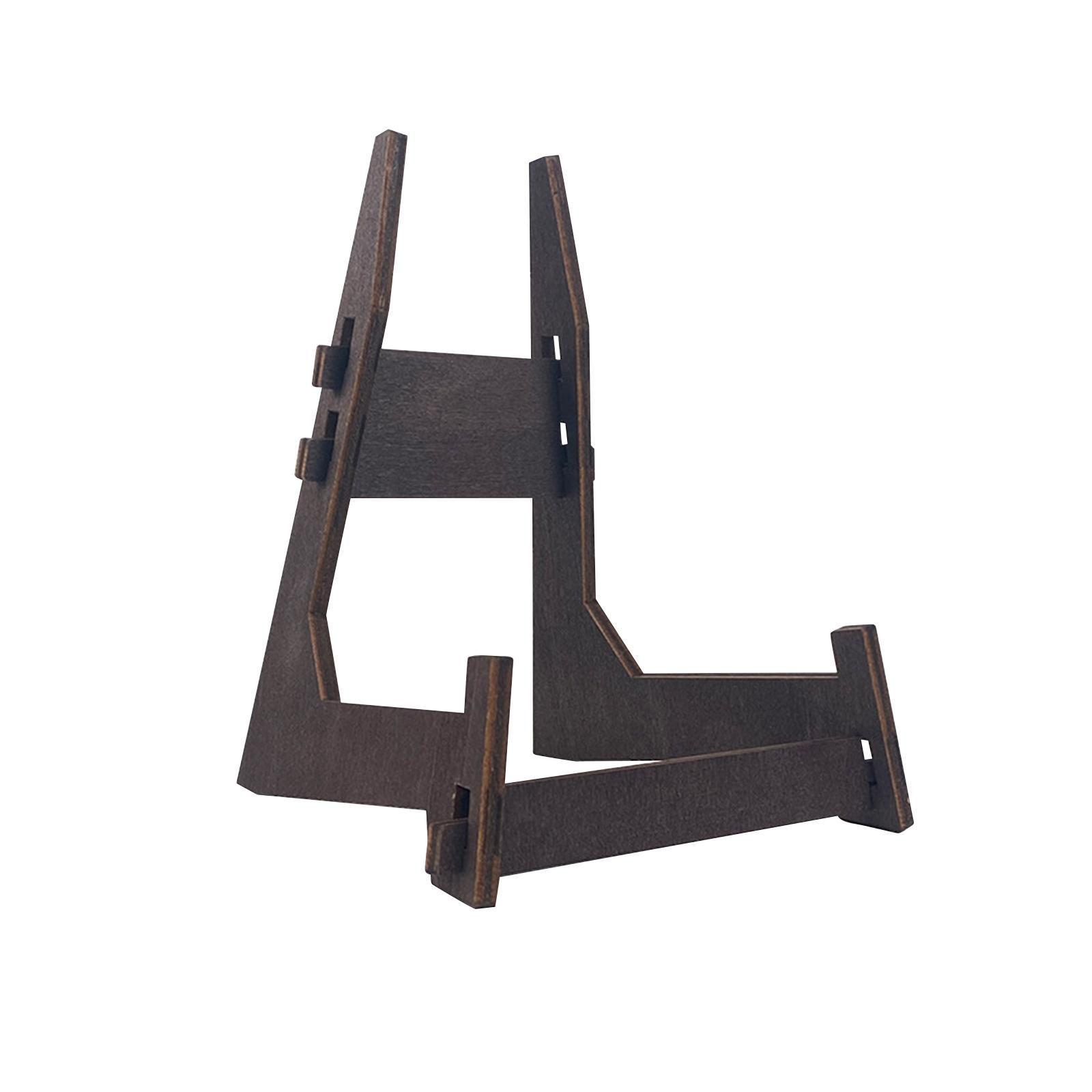 Photo Holder Stand Decorative Tabletop Easels for Platter Artworks Round Tea