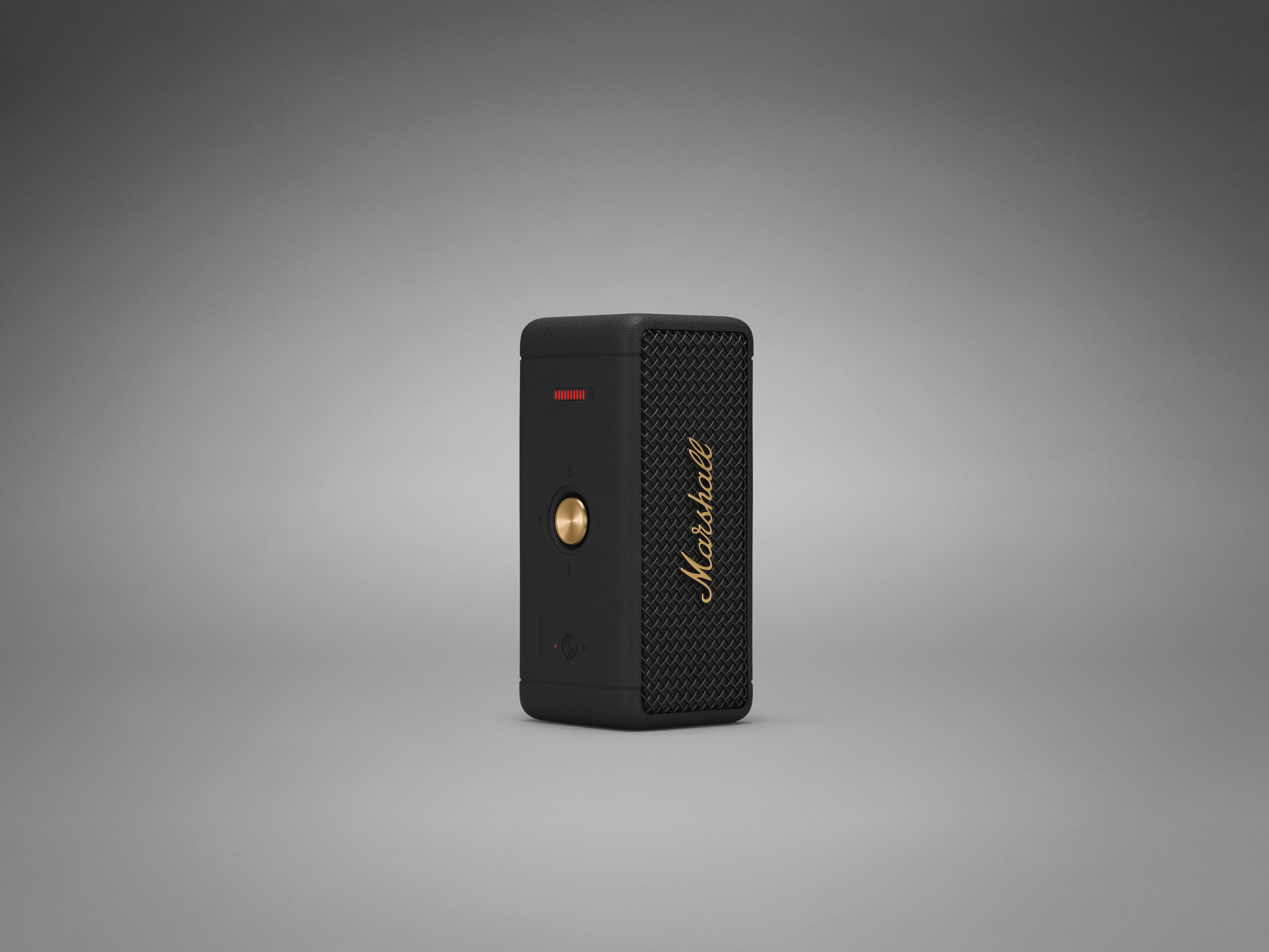 Loa Di Động Marshall Emberton Black & Brass - Hàng Chính Hãng