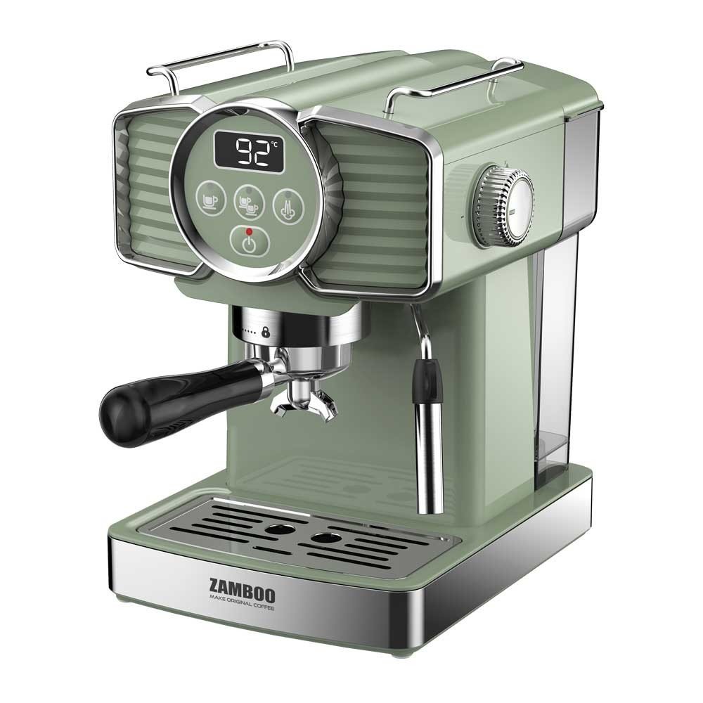 Hình ảnh Hàng chính hãng-Máy pha cà phê espresso bán tự động Zamboo ZB-901PRO-20 Bar