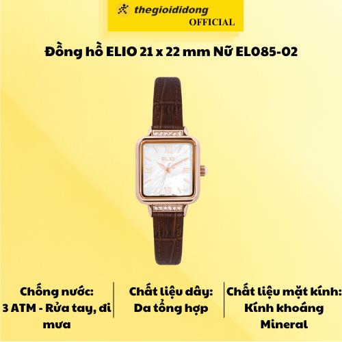 Đồng hồ ELIO 21 x 22 mm Nữ EL085-02 - Hàng Chính Hãng