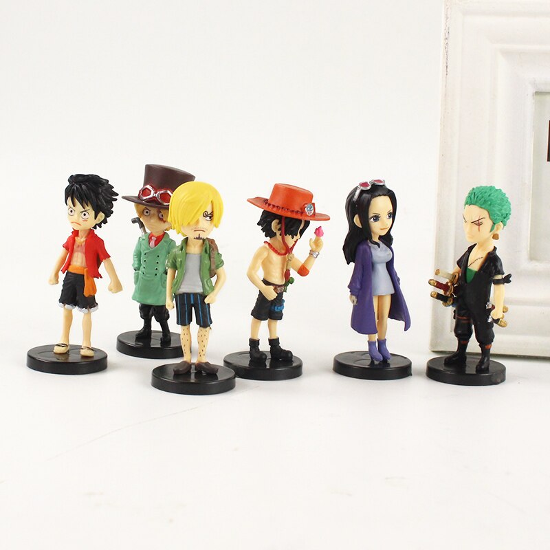 Bộ 06 Mô Hình Nhật Vật One Piece Trong Đảo Hải Tặc - Cao 8cm