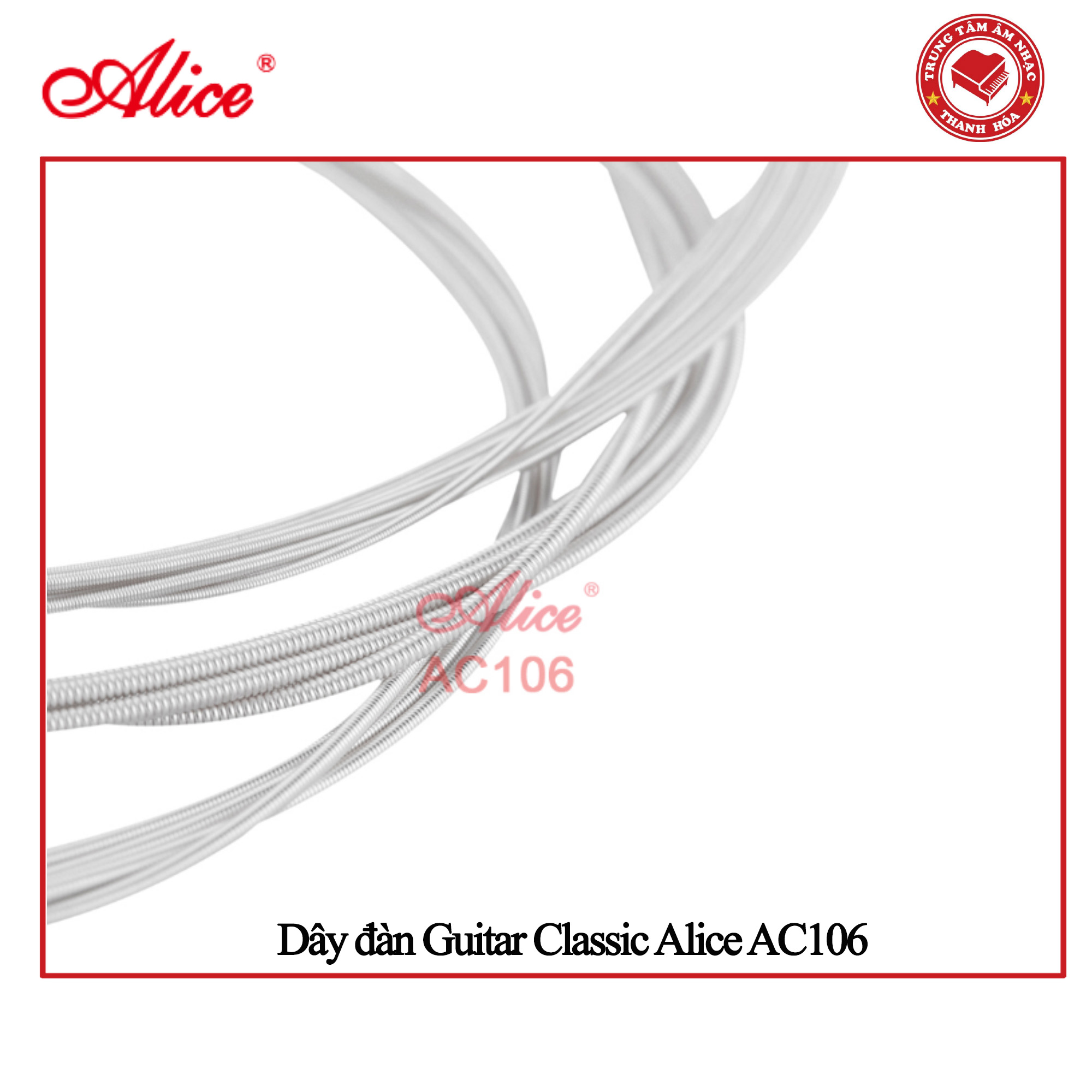 Bộ dây đàn Guitar Classic Alice AC106  - Hàng chính hãng