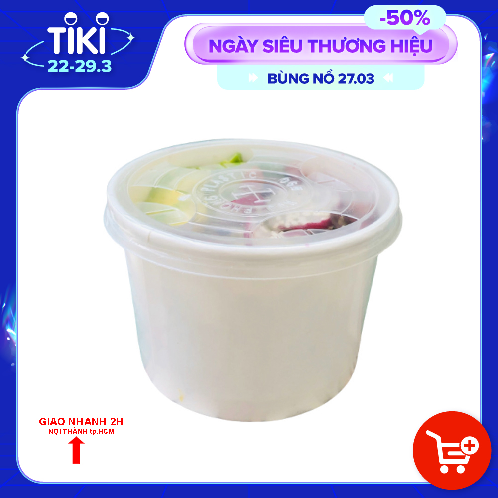 Tô Giấy Dùng 1 lần KETILO Cao Cấp 250ml, Trắng Trơn, Cứng Cáp, An Toàn và Thân Thiện Môi Trường - HÀNG CHÍNH HÃNG TG100