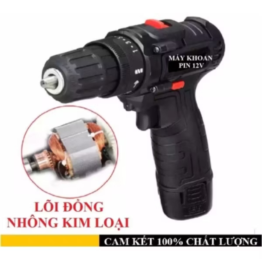 MÁY KHOAN PIN BẮT VÍT ĐA CHỨC NĂNG THUẬN TIỆN CHO MỌI GIA ĐÌNH