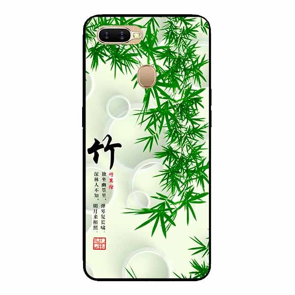 Ốp lưng in cho Oppo A7 / A5s Tranh Nền Tre