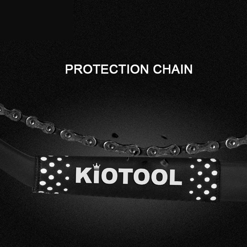 Tấm bọc bảo vệ xích xe đạp Kiotool siêu nhẹ chống chầy sước khung xe