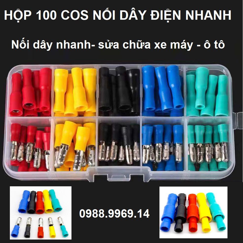 Đầu cos nối dây điện nhanh - cos dùng sửa chữa xe máy - ô tô