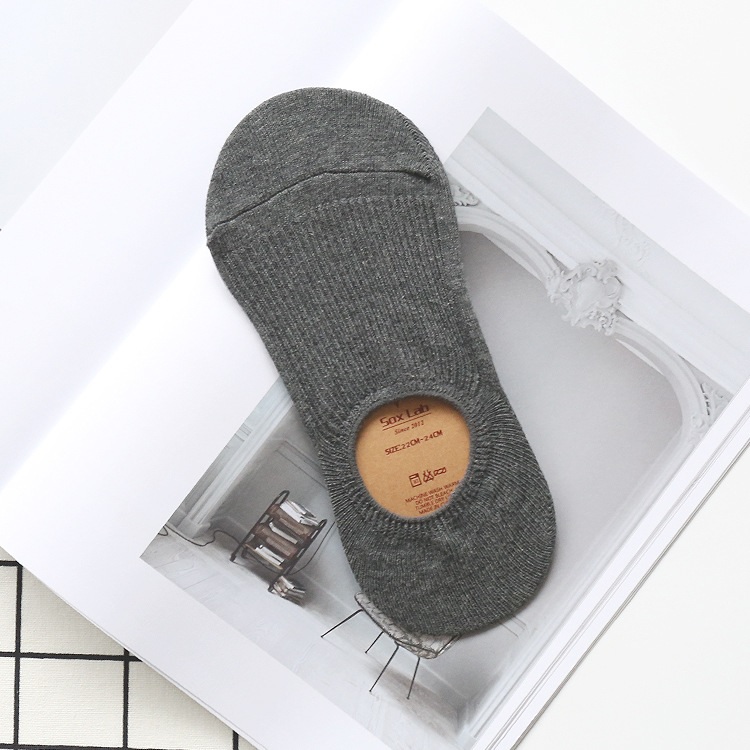 Bộ 5 đôi tất bàn chân nữ Sox Lab Co dãn 4 chiều Size , có đệm silicon ở gót chống tuột