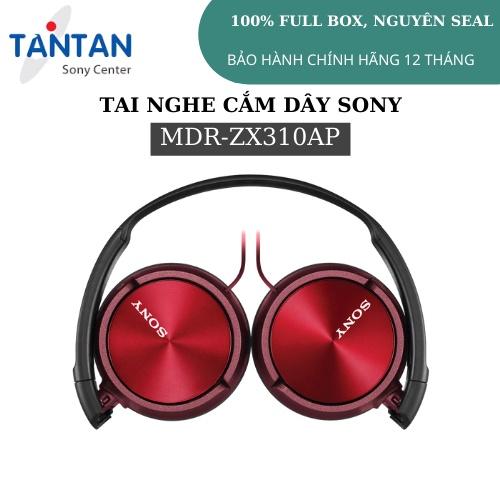 Tai nghe CHOÀNG ĐẦU Sony MDR-ZX310AP | | Neodymium tái tạo âm thanh mạnh mẽ - Thiết kế gập gọn nhẹ - Micro | Hàng Chính Hãng