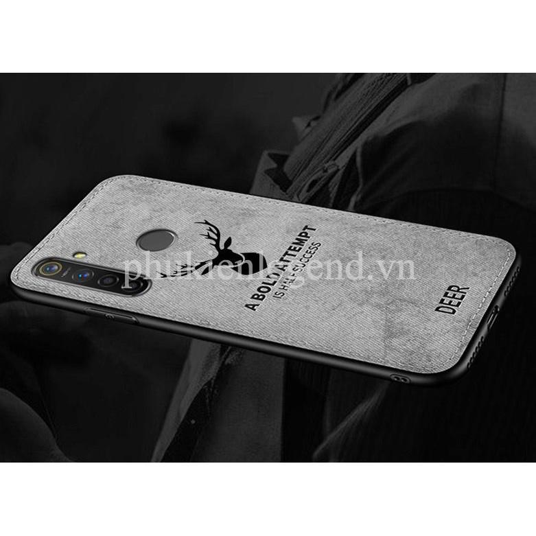 Ốp dẻo lưng vải cho Realme 5
