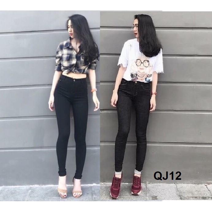 Quần jeans nữ cao cấp_Có size trên 55kg hàng siêu đẹp _ QJ11