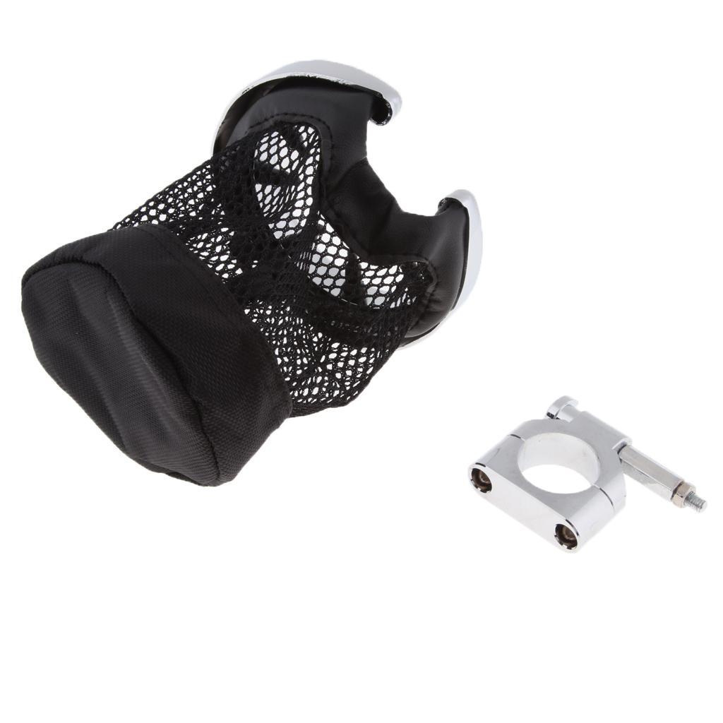 Motorbike Cup Holder Handlebar Mount with Basket for