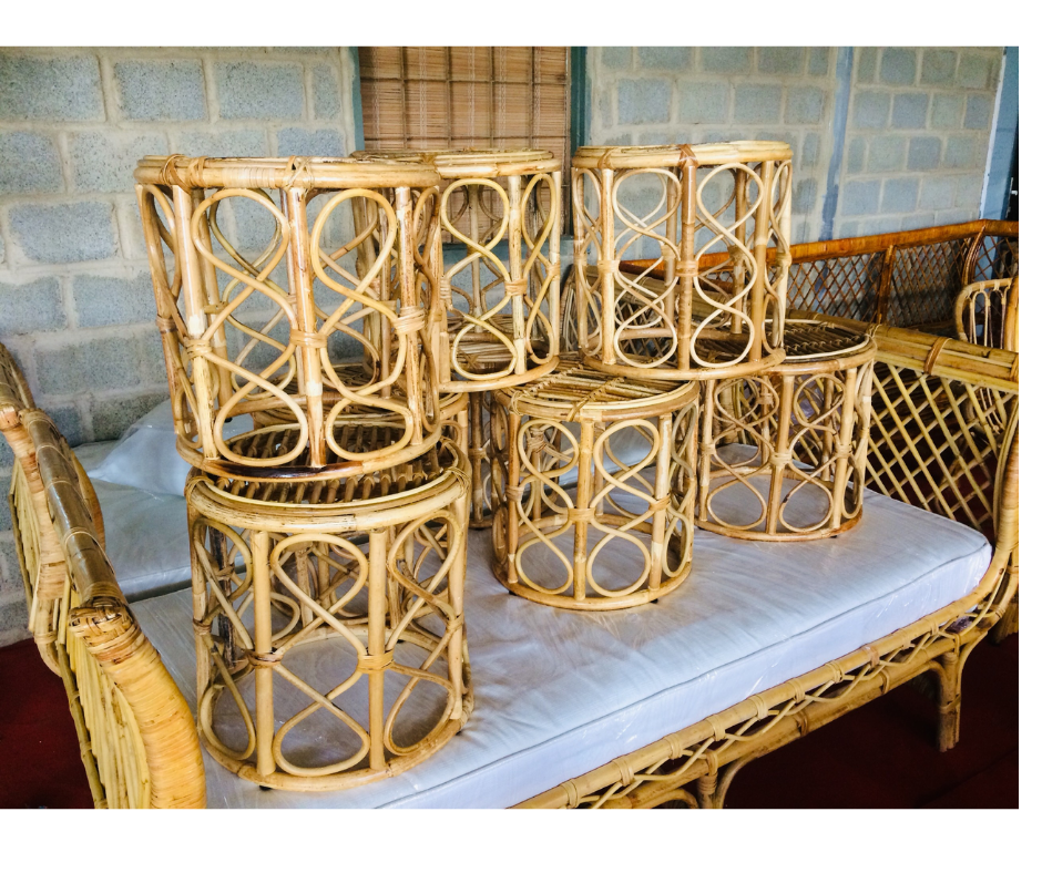 Ghế đôn, ghế mây - bàn mây tren đan - ghế đôn số 8