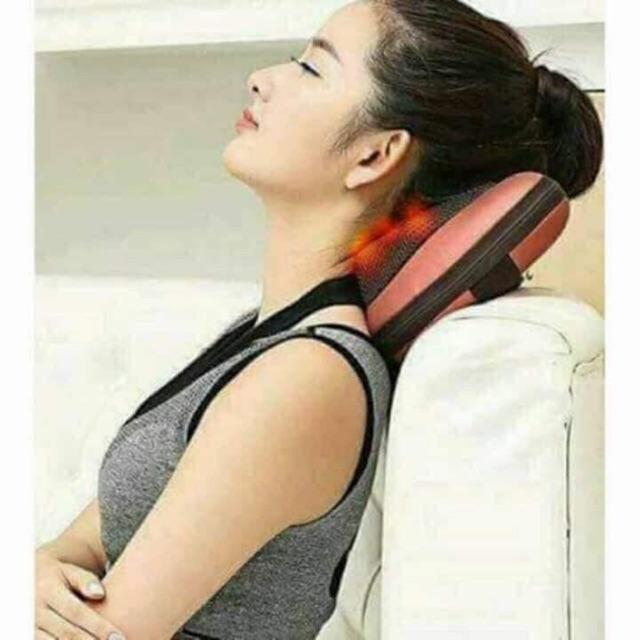 Gối matxa 8 bi hồng ngoại