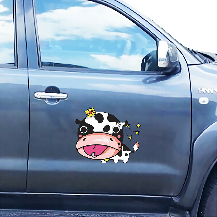 Tem oto chú bò sữa đáng yêu