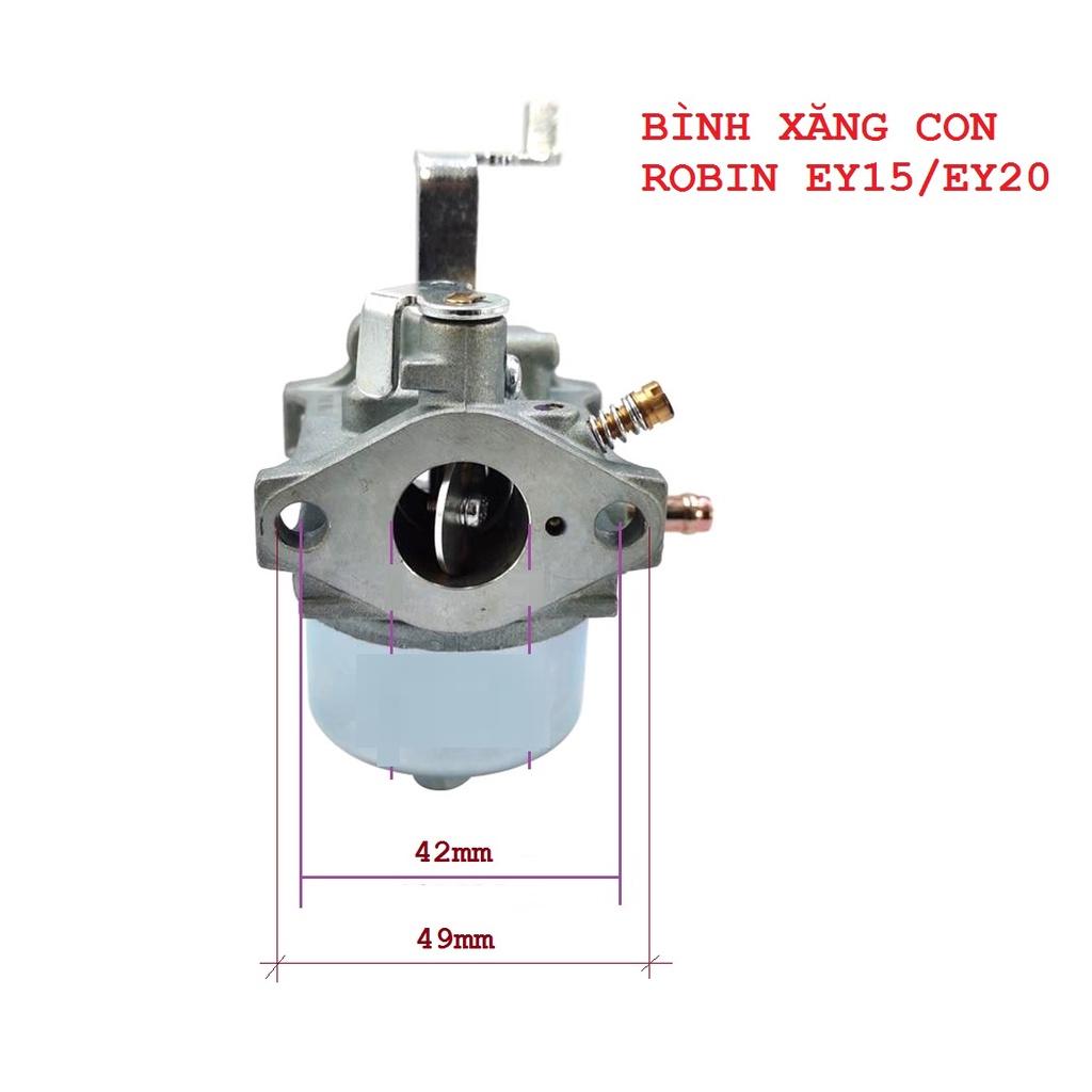 Bình xăng con (chế hòa khí) máy Robin EY15, EY20