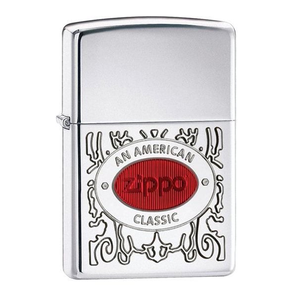 Bật Lửa Zippo 28069 An American Classic Armor Polished Chrome