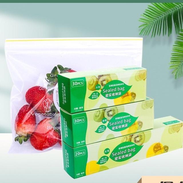 Sét 3 Hộp Túi Zip Đựng Thực Phẩm sealed bag