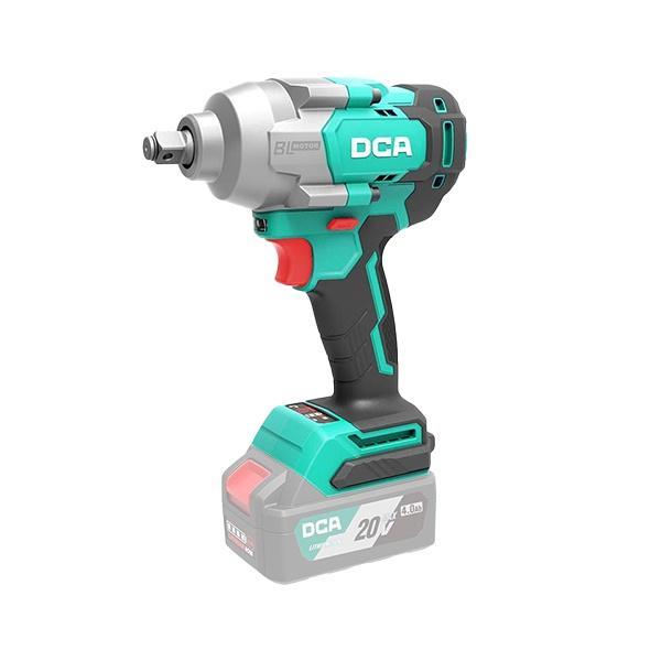 MÁY SIẾT BULONG KHÔNG CHỔI THAN DÙNG PIN 20V/5AH*2 SẠC 4A DCA ADPB698FK - HÀNG CHÍNH HÃNG