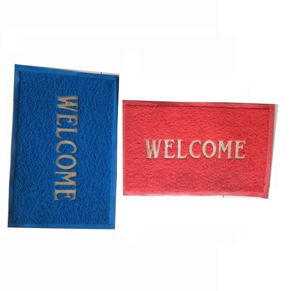 Combo 2 Thảm nhựa dẻo chùi chân Welcome kt: 60cmx 40cm