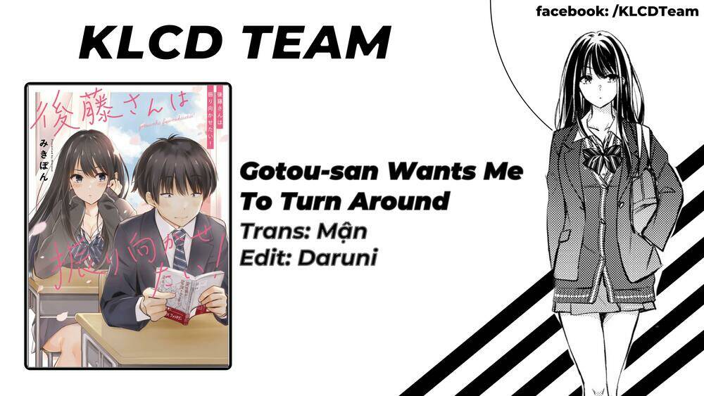 gotou-san wa furimukasetai! chapter 8.2 1