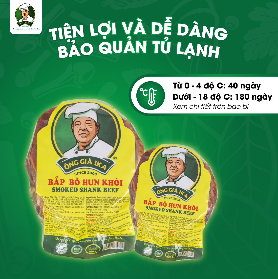 [Chỉ Giao Hà Nội] Bắp bò hun khói 200g