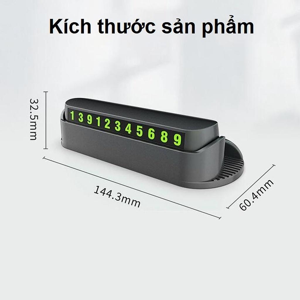 Bảng số kiêm giá đỡ điện thoại trên taplo ô tô, xe hơi JK-35