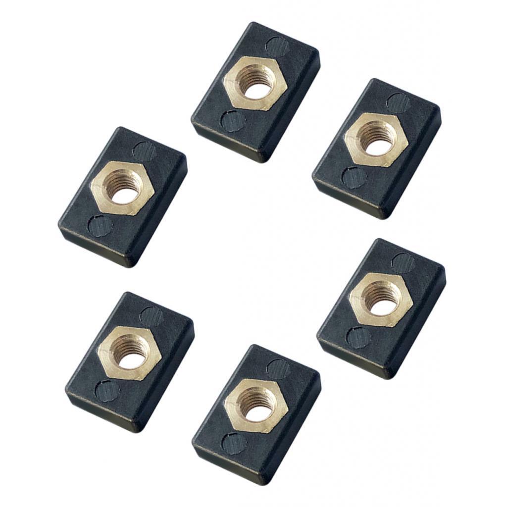 12pcs Kayak Rail/Track Screws Track Nuts Hardware Gear Mount Replacement Kit