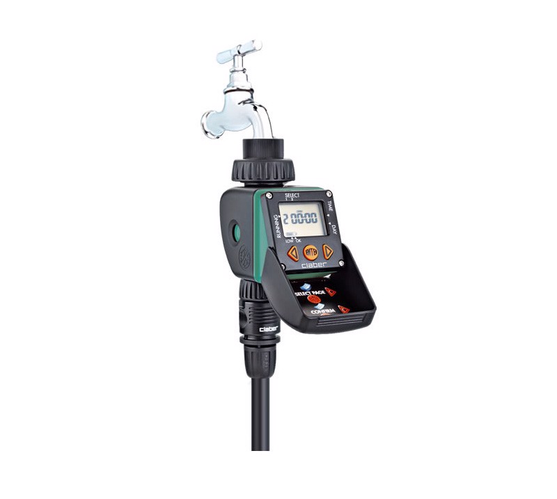 Bộ Timer Điều Khiển Tưới Tự Động 2 Lần Claber 8428 Hàng Của Ý