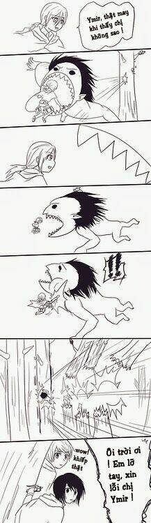 đại chiến titan - doujinshi về các cô gái chapter 38 8