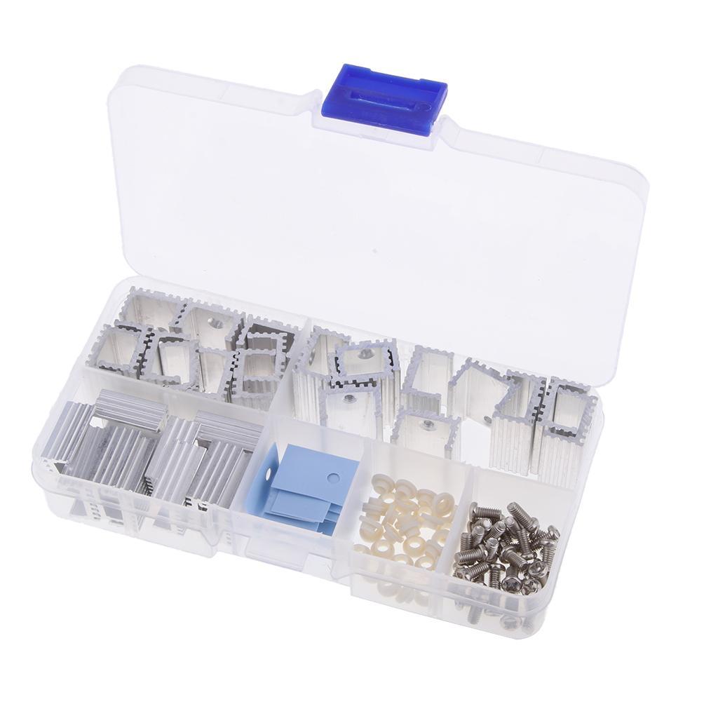 1Pack Aluminum   Module  design for TO220 Transistor