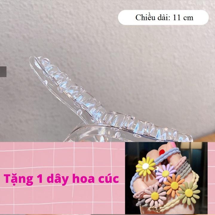 Kẹp tóc càng cua kim loại đính đá xinh xắn dễ thương phụ kiện cho tóc phong cách hàn quốc KS02