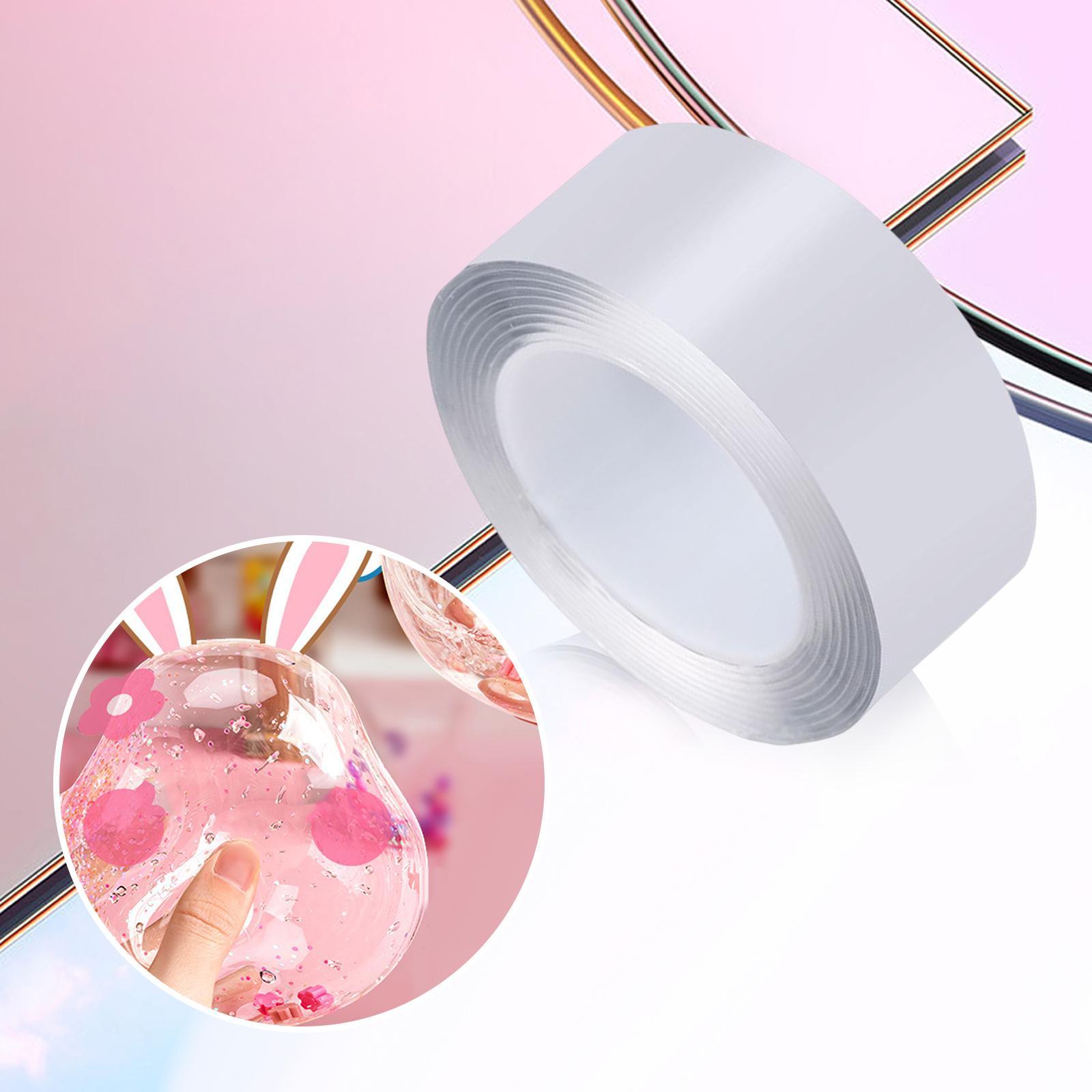 Multifunctional Double Sided Tape for Blowing Bubble DIY Craft Sensory Toy
