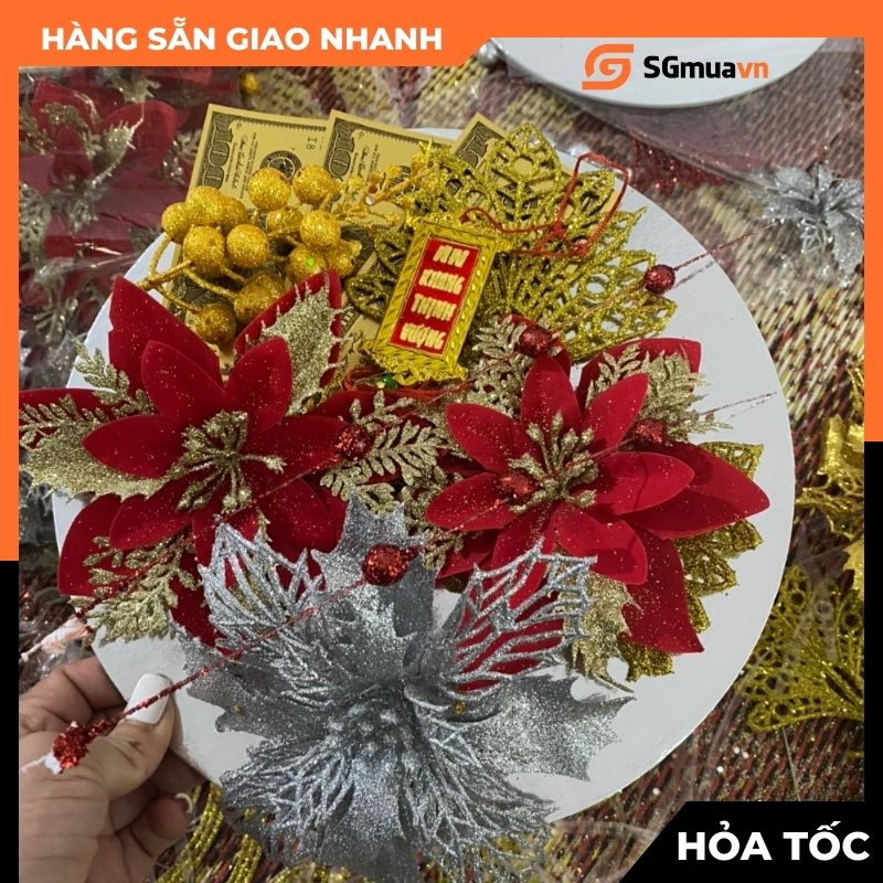 Set Tài Lộc Phối sẵn Trang Trí Tháp Tài Lộc Mâm Quả