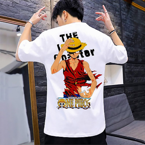 Áo One Piece Luffy ATT-06, Áo thun Anime Manga One Piece Monkey D. Luffy Unisex Nam Nữ