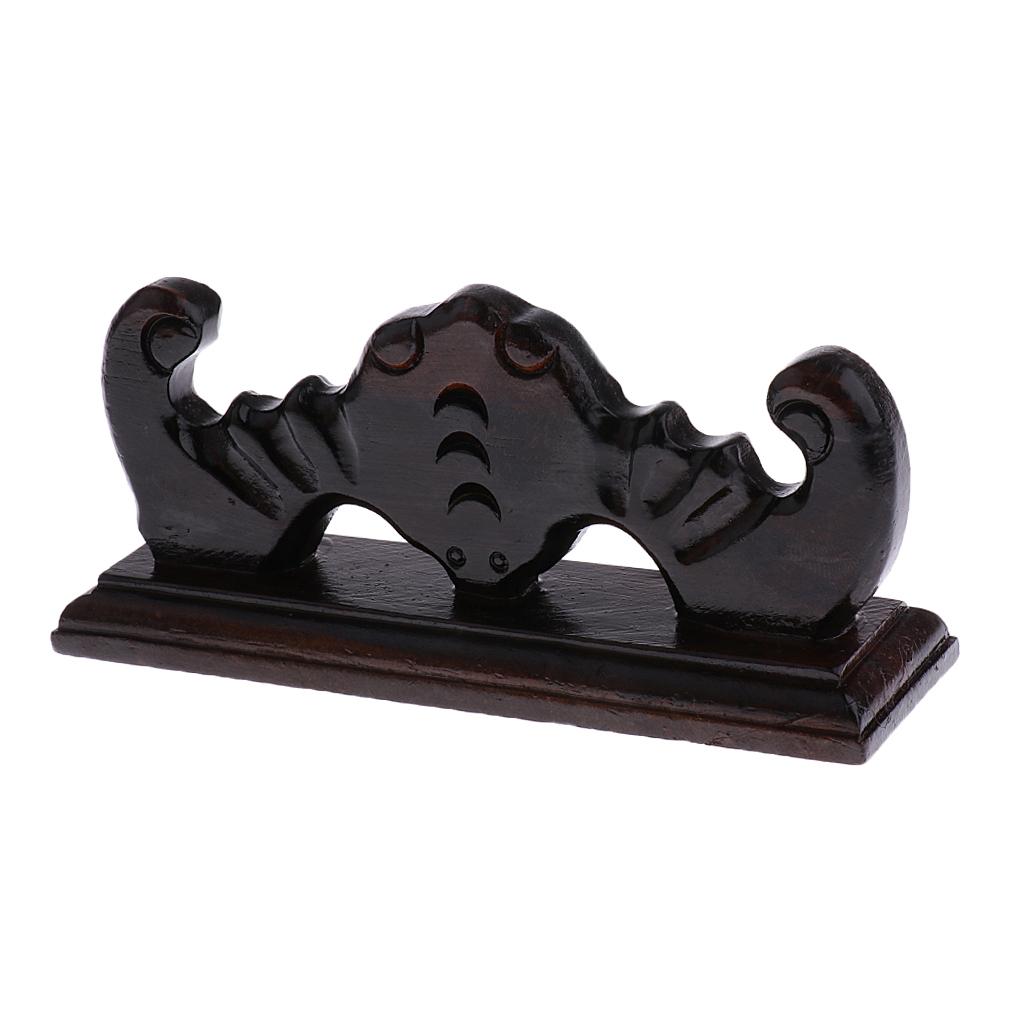 Bàn Chải Giá Để Bàn Chải Bút Gỗ Tự Nhiên Chấp Bút Truyền Thống Nâu