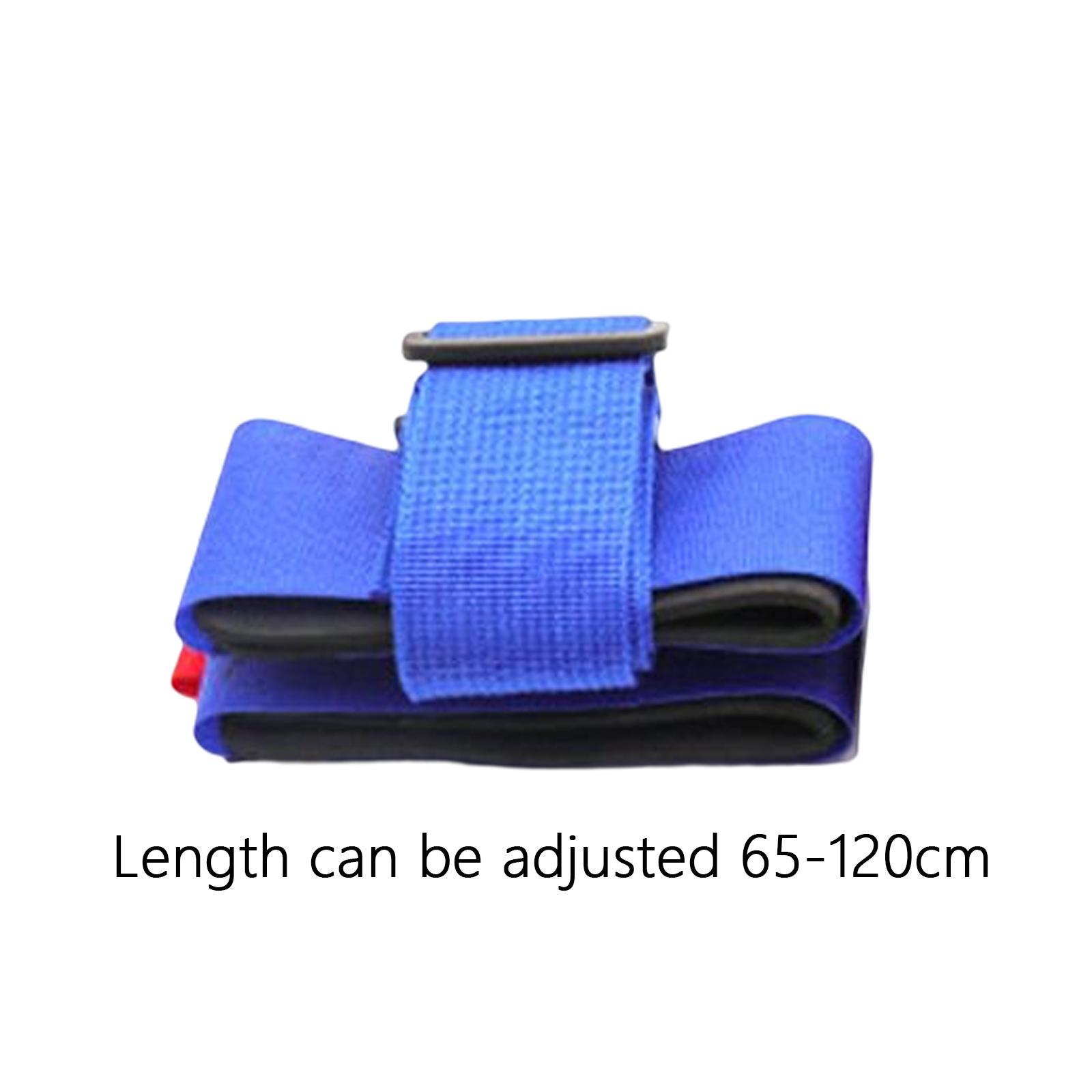 2 Pieces Ski Strap, Nylon Braid Handheld Handle Belt Ski Gear Holder Portable Durable Ski Pole Shoulder Strap for Ski Board Winter Sports