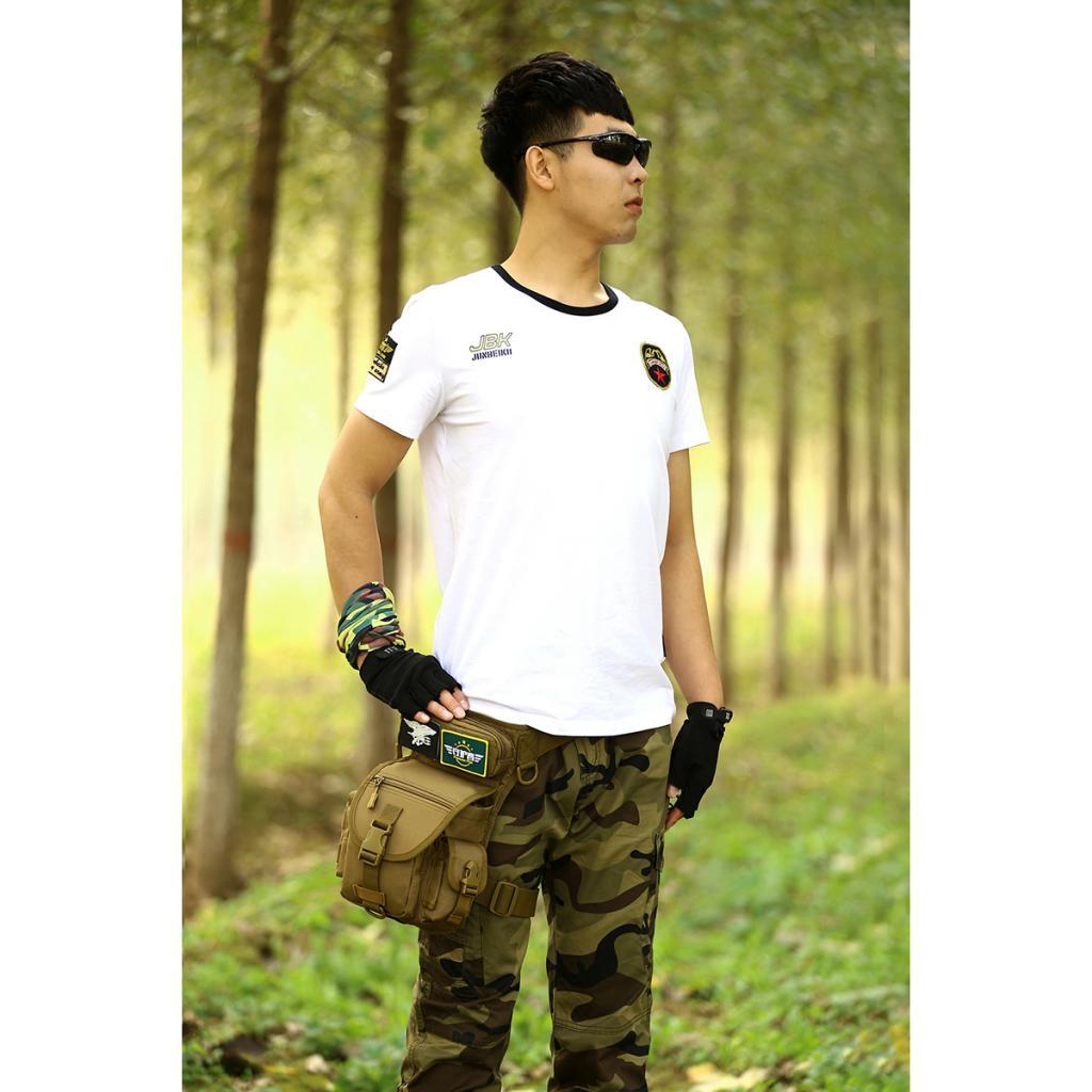 Tactical Drop Leg Bag Waist Belt Fanny Pack Utility Pouch Mud