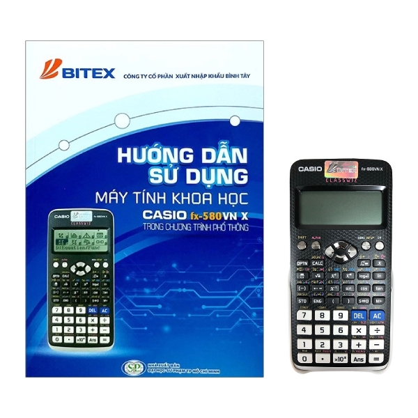 Combo Máy Tính Casio FX 580 VN X + Hướng Dẫn Sử Dụng Máy Tính Khoa Học Casio FX 580 VN X Trong Chương Trình Phổ Thông