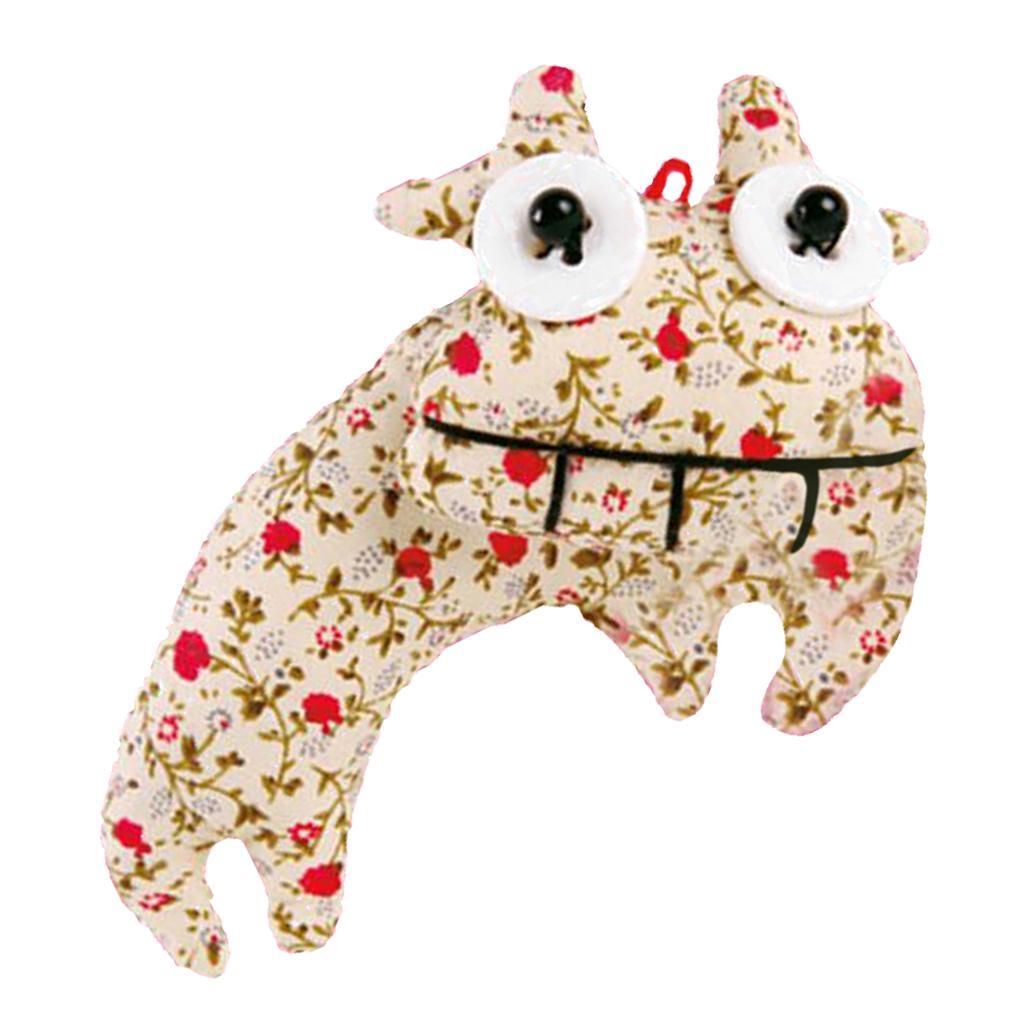 Stuffed Colorful Cow Making Kit Toy Material Package for Needlework Supplies
