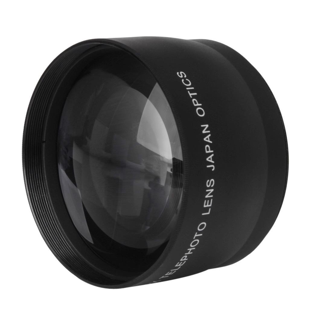52mm 2X Telephoto Lens Teleconverter for Canon Nikon Sony Pentax DSLR Camera
