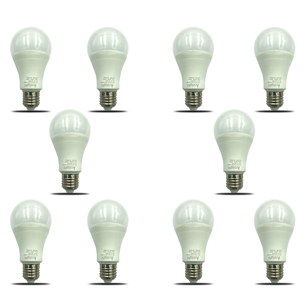 Bộ 10 bóng đèn LED Bulb kín nước 12W siêu sáng